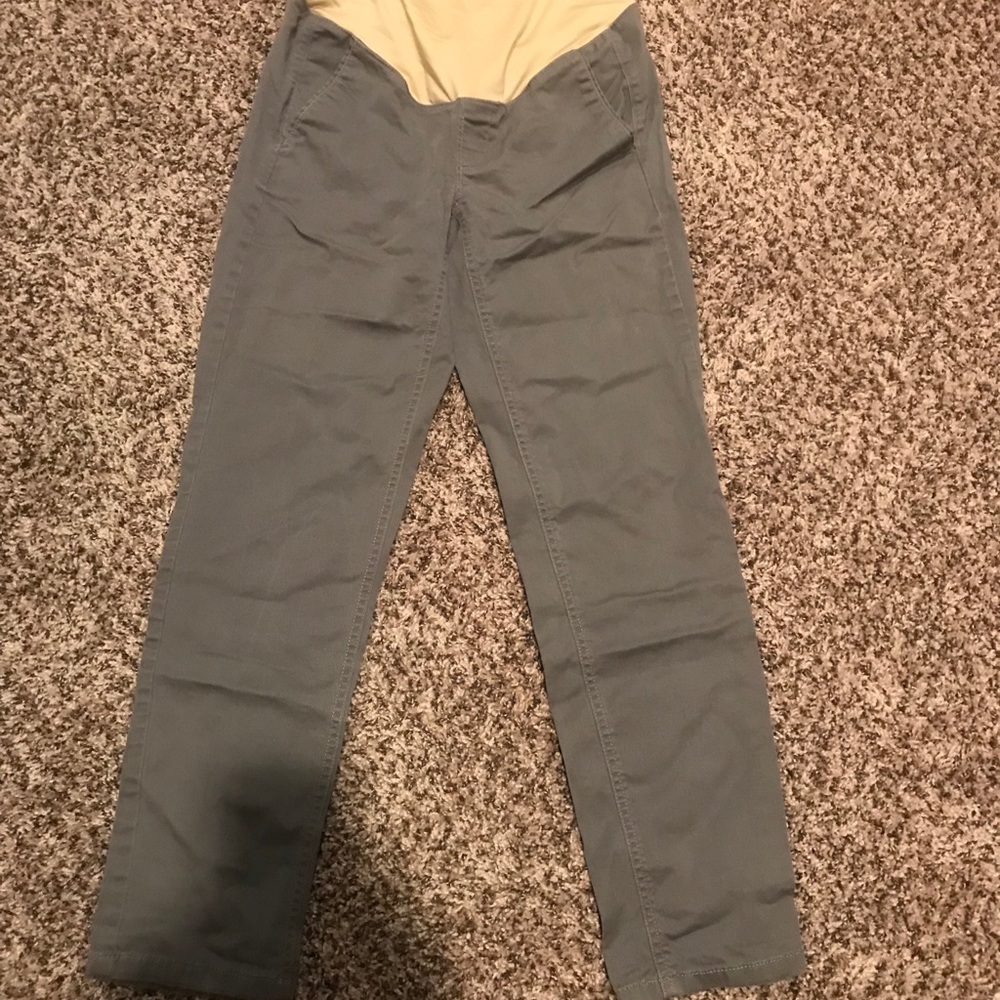 LOFT Grey Maternity Slacks